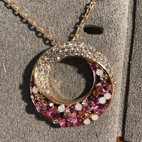 Pink Infinity Necklace by Leafael - Picture 2 of 6
